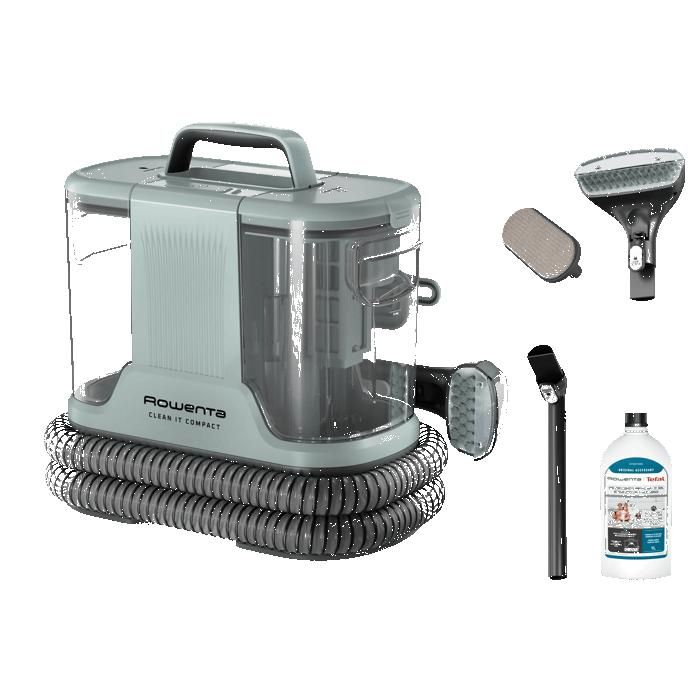 Rowenta, Clean It Compact, Shampouineuse, Détacheur, Nettoyeur portable, Design compact, IN3020F0(Compact 3 accessoires)