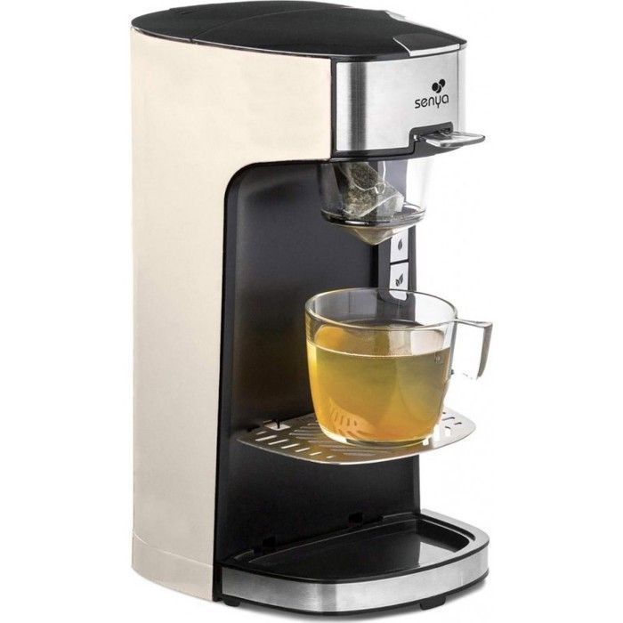 Machine à thé vrac ou sachet SENYA - Théière électrique crème - Tea Time(Crème)