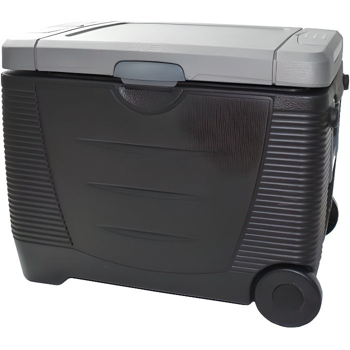Glacière trolley chaud-froid 45L - BLACK ICE - biénergie - roues/trolley(45L)