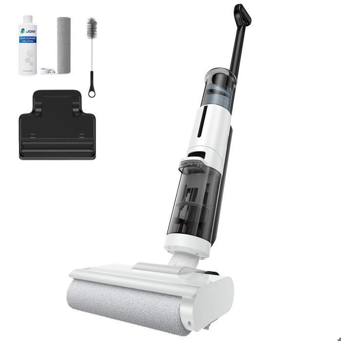 JONR ED12 Elite Aspirateur laveur, Washable, Edge Cleaning 0.1 mm, 30 Minute Runtime, Nettoyage automatique en 40s(ED12 ELITE)