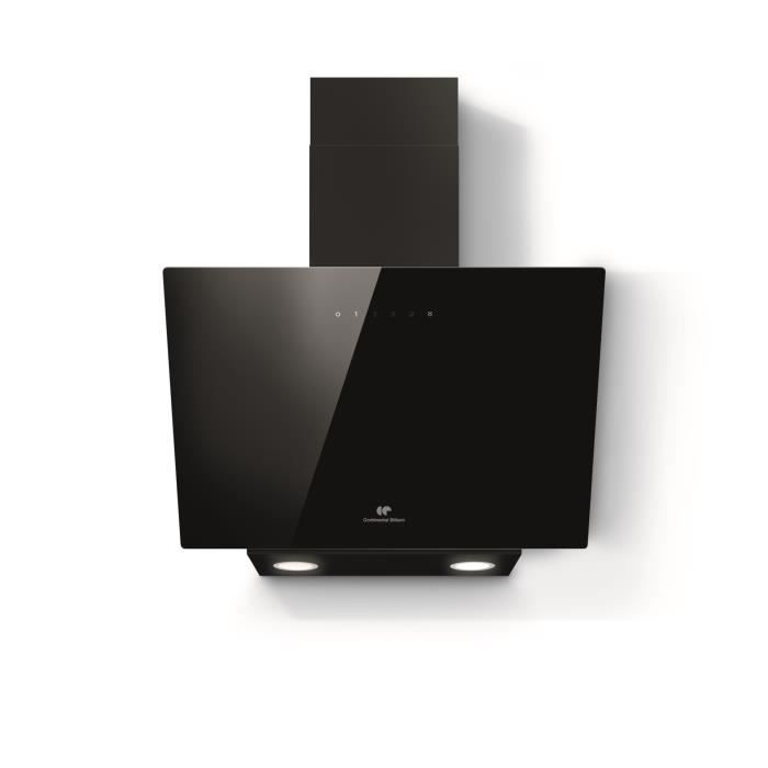 Hotte décorative noire - A - CONTINENTAL EDISON CEHD6065B - L60 cm(60 cm)
