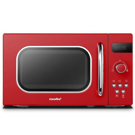 Micro-ondes Retro vintage Comfee CMSRO 20 di rd 20 L, 800 W, Rouge(Rouge)
