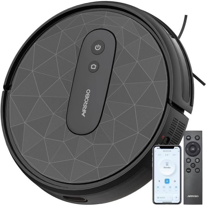 AIRROBO P20 Aspirateur Robot sans fil 4000 Pa - Spécial Poils d'Animaux - Autonomie 120 Min - Compatible App et Alexa(P)
