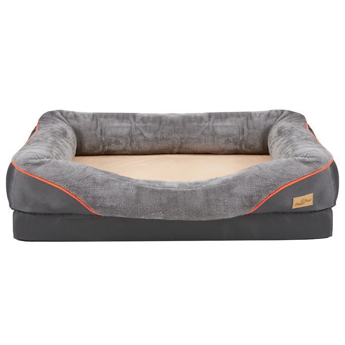 Canapé Pour Chien Orthopédique Panier Chien Moyen Taille Coussin Chien Déhoussable Avec Housse Imperméable 83x57x25cm(L)