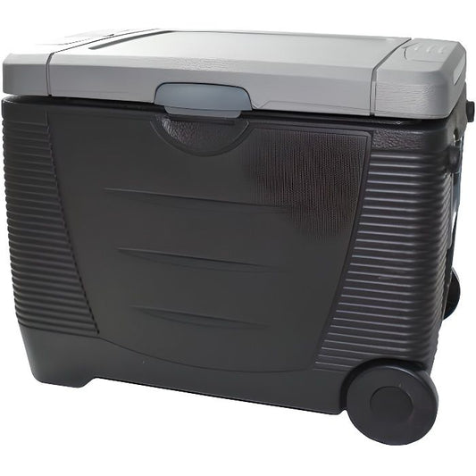 Glacière trolley chaud-froid 45L - BLACK ICE - biénergie - roues/trolley(45L)